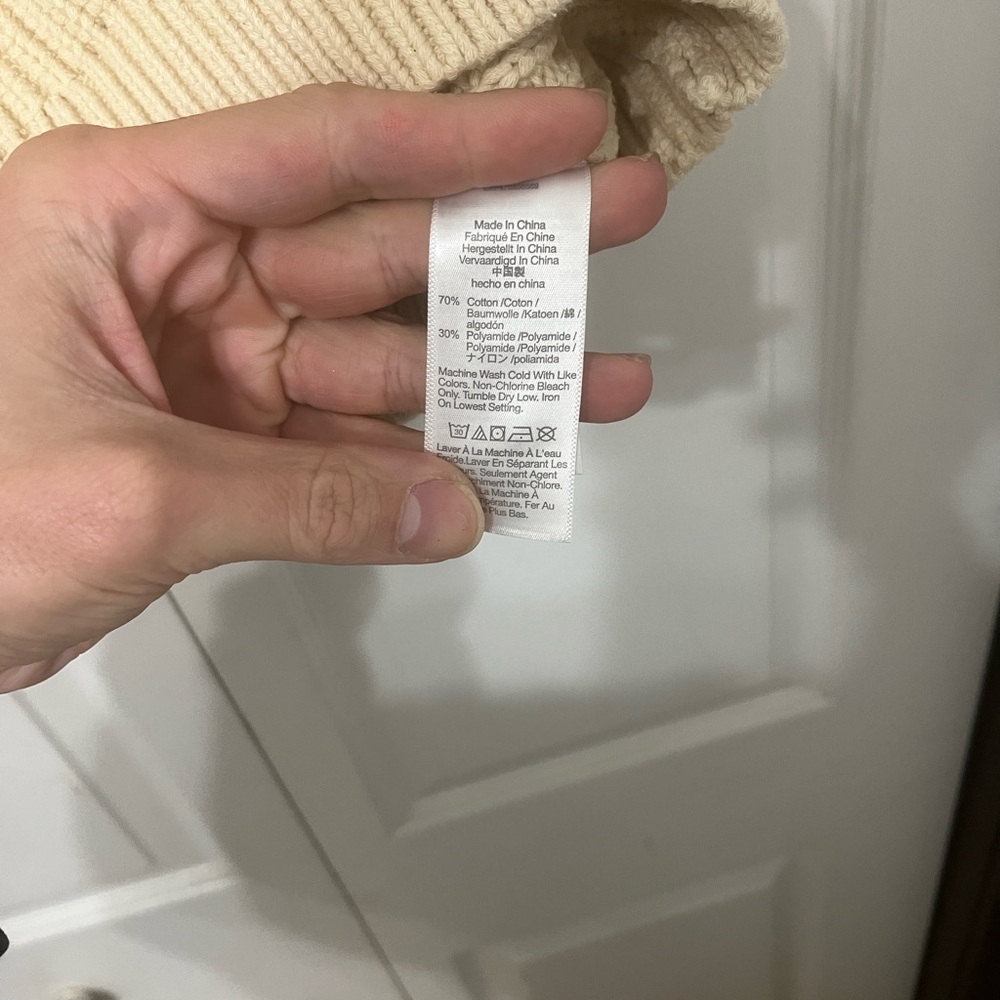 Madewell Cream Knit Sleeveless Sweater - Picture 4 of 4